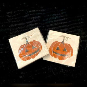 Threshold beverage napkins 20 count pumpkin theme bundle